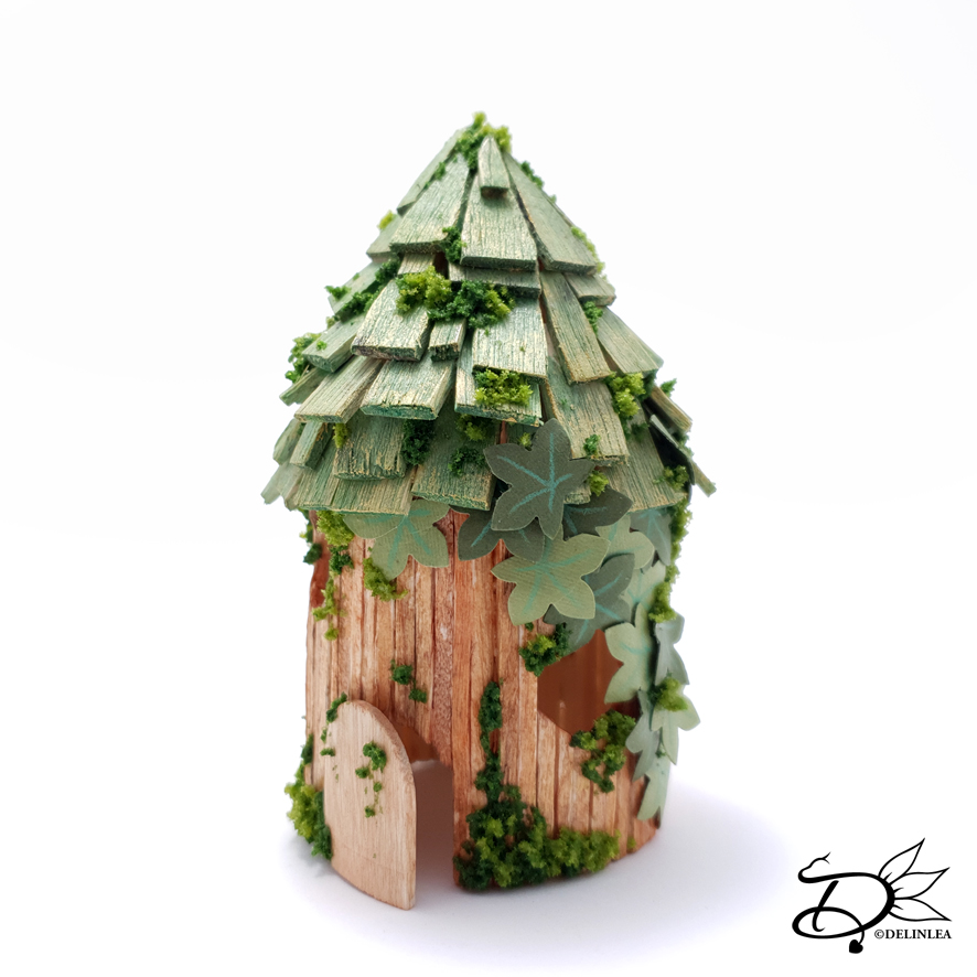 popsicle stick fairy houses