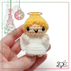 Christmas Angel made with Amigurumi